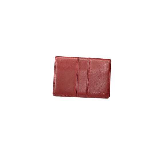 665. Burberry Red Wallet - Picture 1 of 4